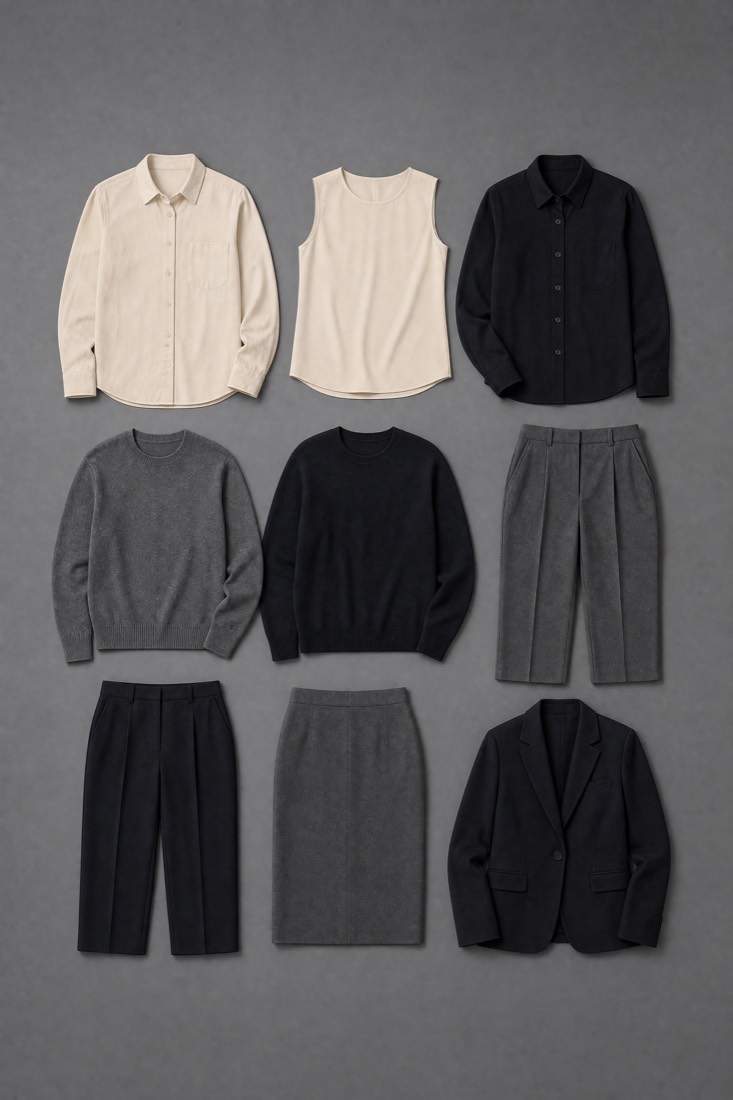 The The Full Week capsule laid out flat.